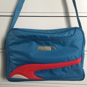 Puma Light Blue Messenger Bag